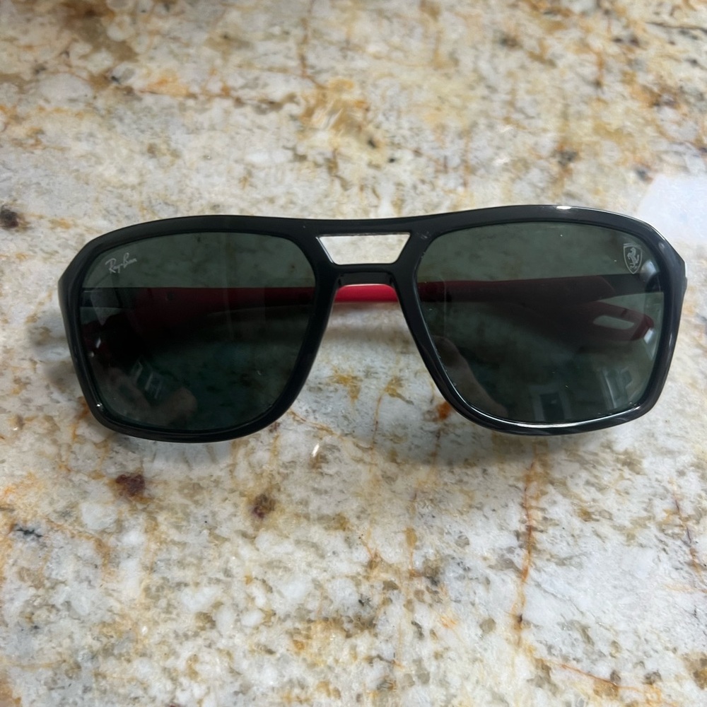 Ray-Ban Ferrari Edition, Black and Red Sunglasses